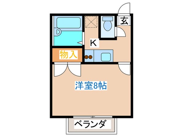 日の出ハイツの物件間取画像